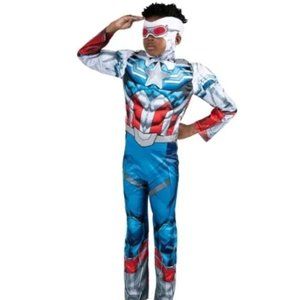 Marvel Captain America Falcon Muscle Chest Child Costume & Mask Large (12-14)